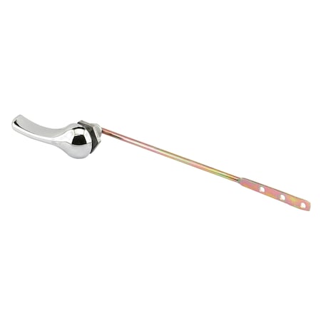 Prime-Line Toilet Tank Lever, Metal Alloy Arm with Metal Nut, Chrome Finished Handle, PK2 MP56506